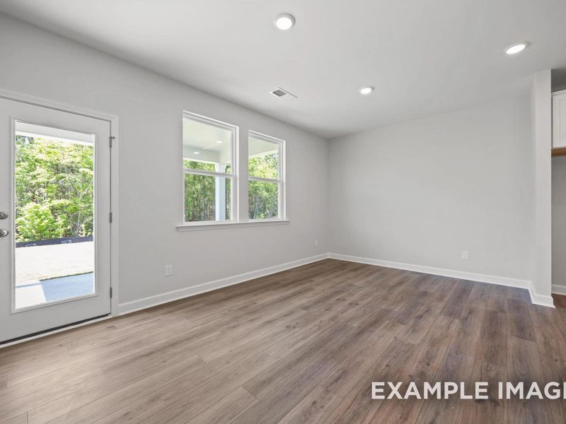 Spacious, unfurnished interior of a new home in Wendell Ridge, Wendell (Image 16).