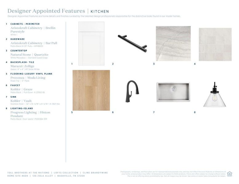 Sample of building materials used in homes in The Nations, Nashville (Image 7).