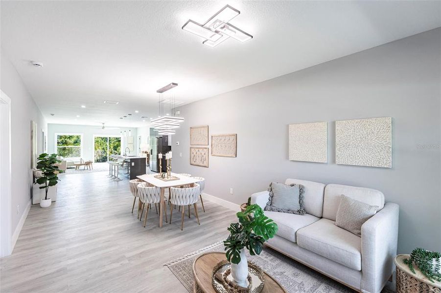 Furnished interior view inside a new home in , Punta Gorda (Image 34).
