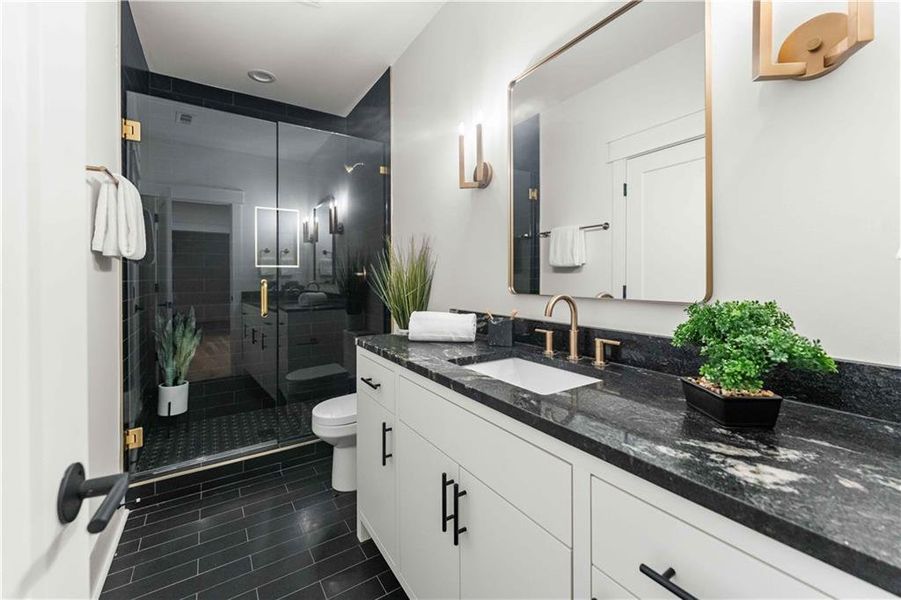 Furnished interior view inside a new home in , Atlanta (Image 18).