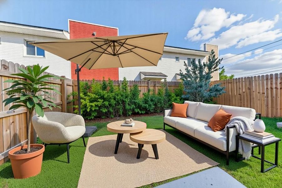 Picture of area Electronically Staged for visual effect Picture of area Electronically Staged for visual effect