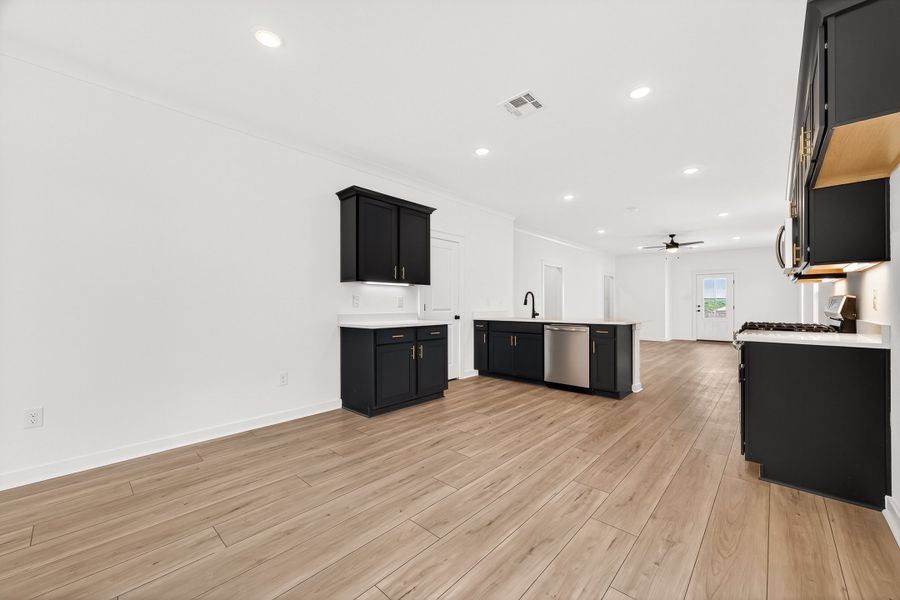 Furnished interior view inside a new home in Mostyn Springs, Magnolia (Image 10).