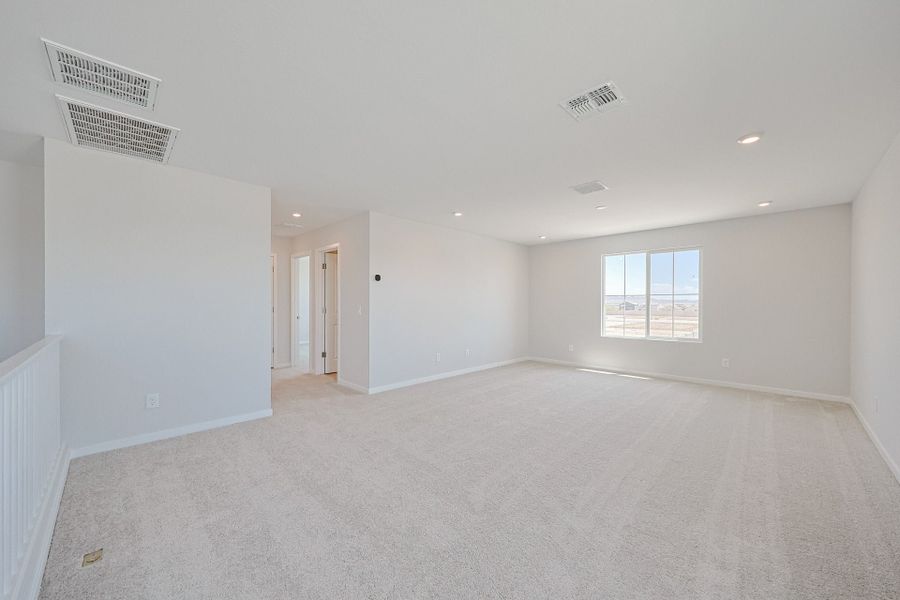 A large empty room.