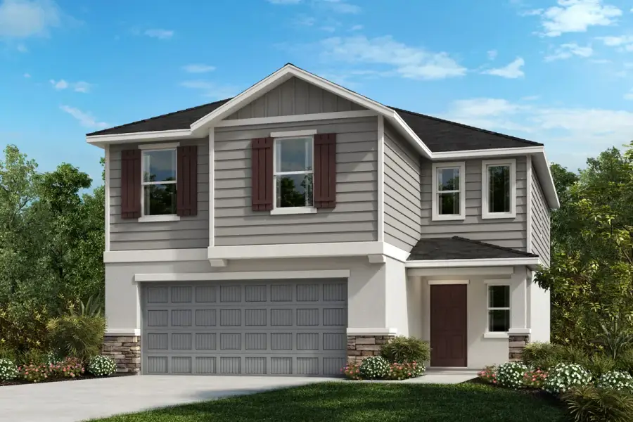Exterior G with optional stone Exterior G with optional stone