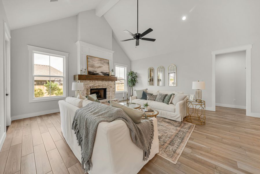 Representative furnished interior of a home built from the The Landry by Reece Homes in Oakmont, Bryan (Image 18).