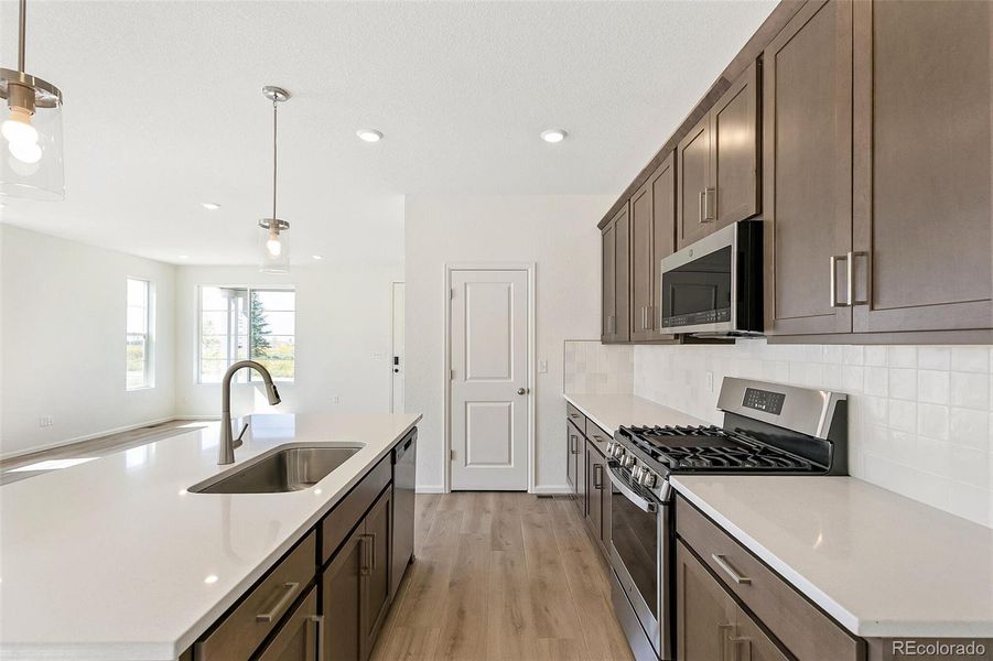 Furnished interior view inside a new home in , Aurora (Image 12).