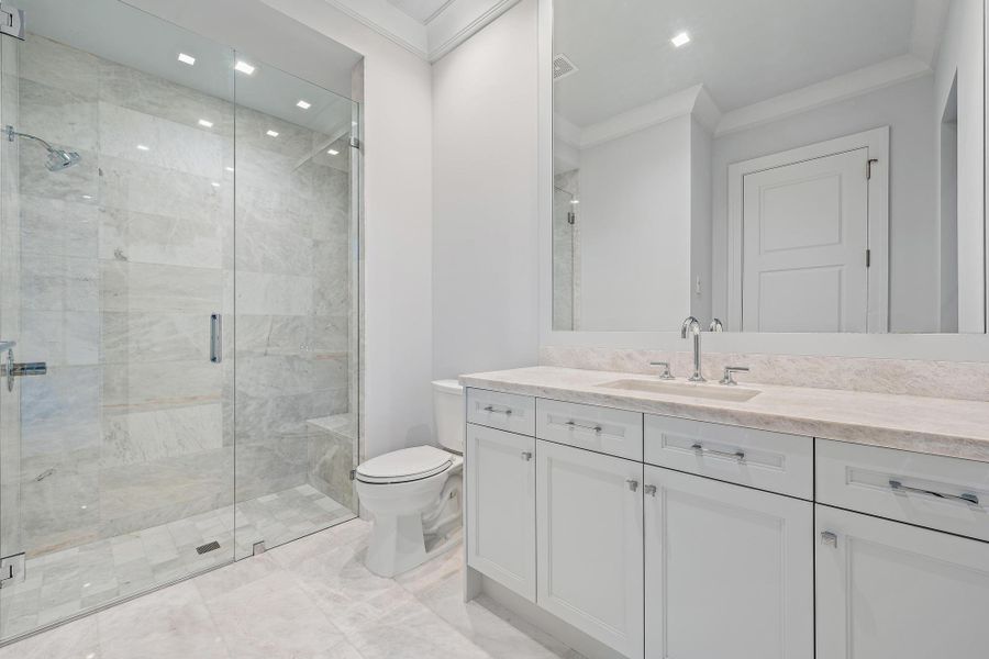 Furnished interior view inside a new home in , Delray Beach (Image 29).