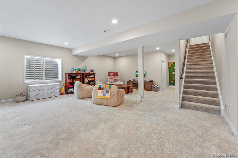 Family Room: Perfect for media or game room.