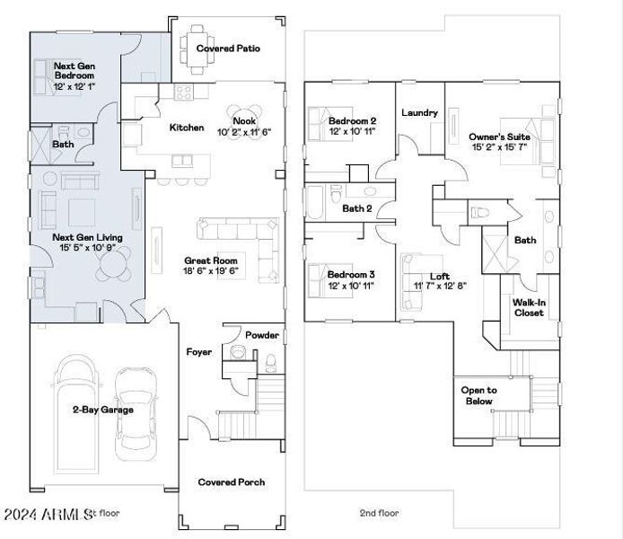 Liberty floor plan