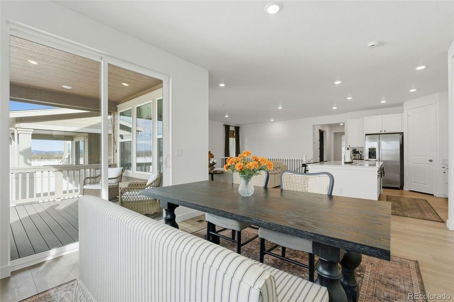 Furnished interior view inside a new home in Harvest Ridge, Aurora (Image 20).