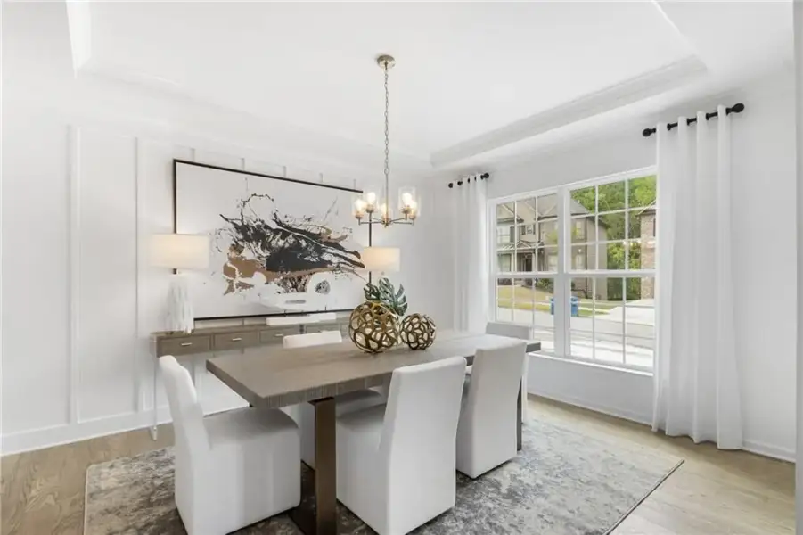 Furnished interior view inside a new home in Sierra Creek, Hoschton (Image 16). Furnished interior view inside a new home in Sierra Creek, Hoschton (Image 16).
