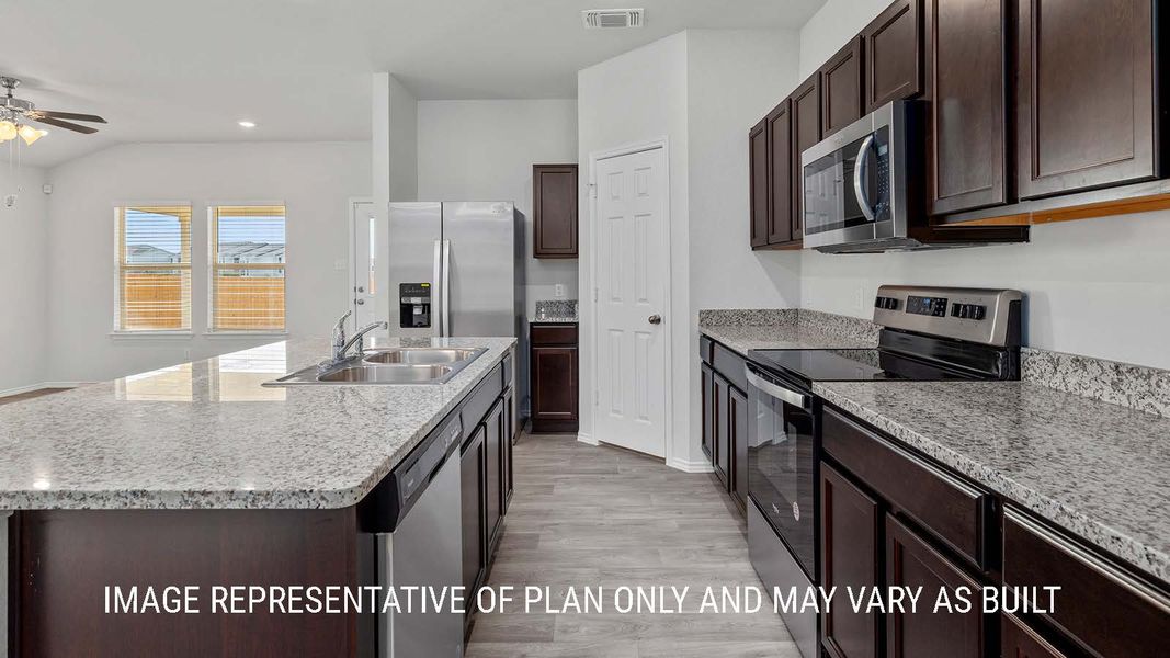 Furnished interior view inside a new home in Eastern Wells, Jarrell (Image 5).