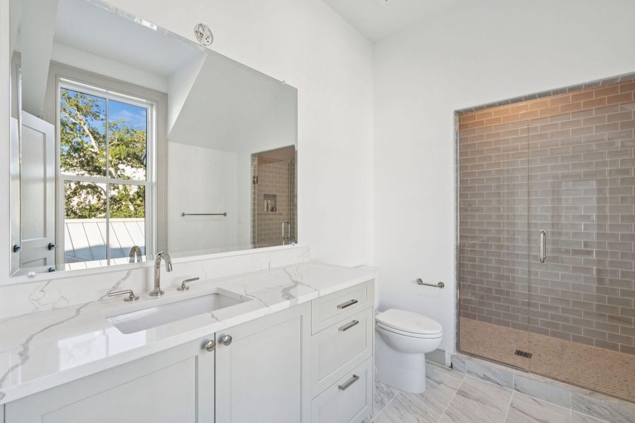 Furnished interior view inside a new home in , Charleston (Image 13).