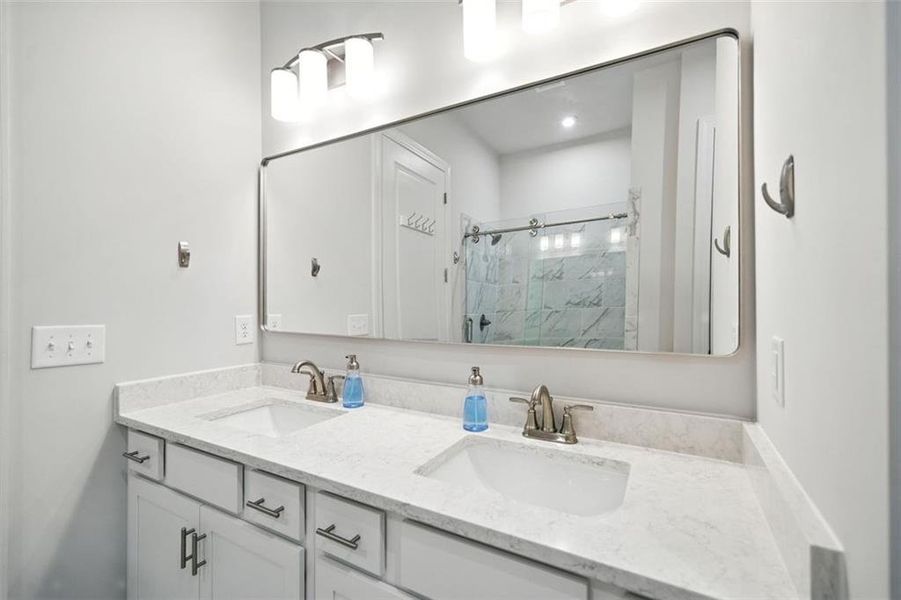 Furnished interior view inside a new home in , Ellijay (Image 16).