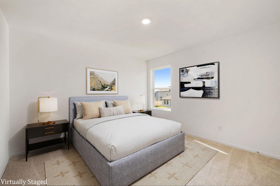 Furnished interior view inside a new home in Emberly: Cottage Collection, Beasley (Image 12).