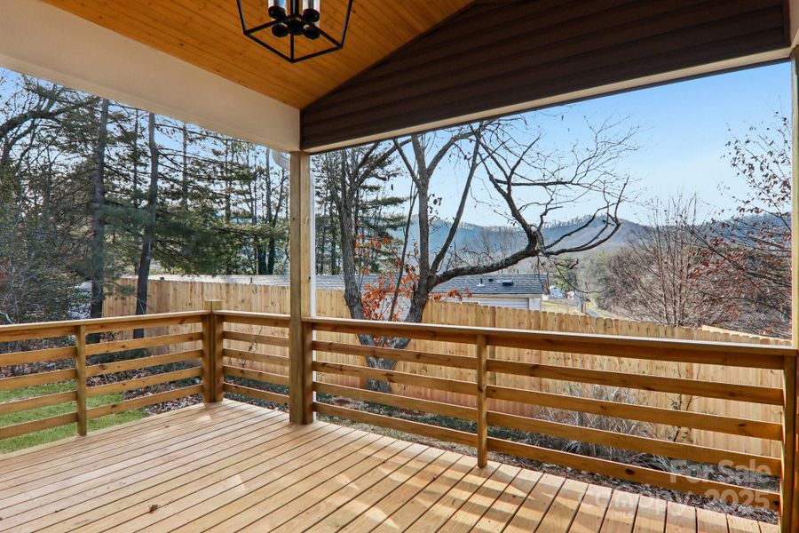 Exterior details and patio area of a home in , Candler (Image 22).