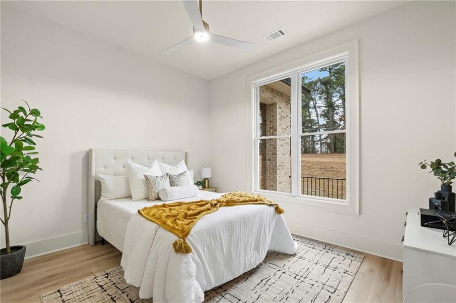 Furnished interior view inside a new home in , Canton (Image 47).