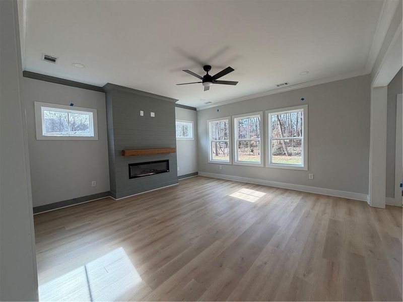 Spacious, unfurnished interior of a new home in , Woodstock (Image 19).