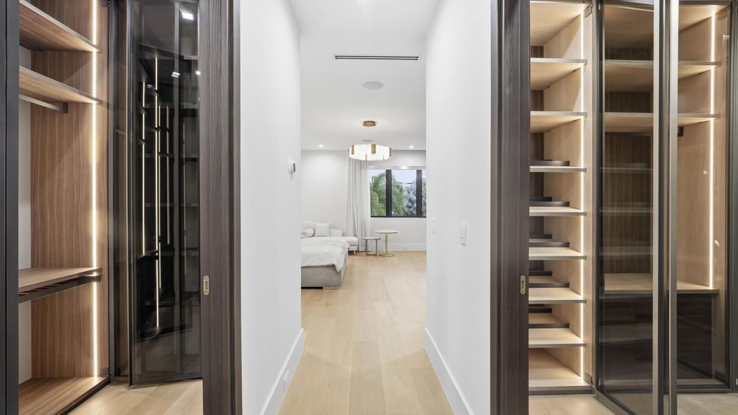 MASTER CLOSETS UPSTAIRS