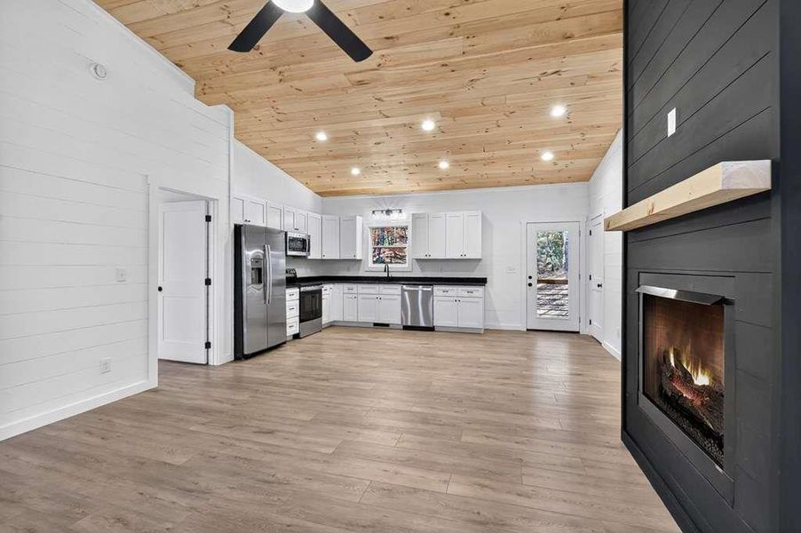 Furnished interior view inside a new home in , Morganton (Image 8).