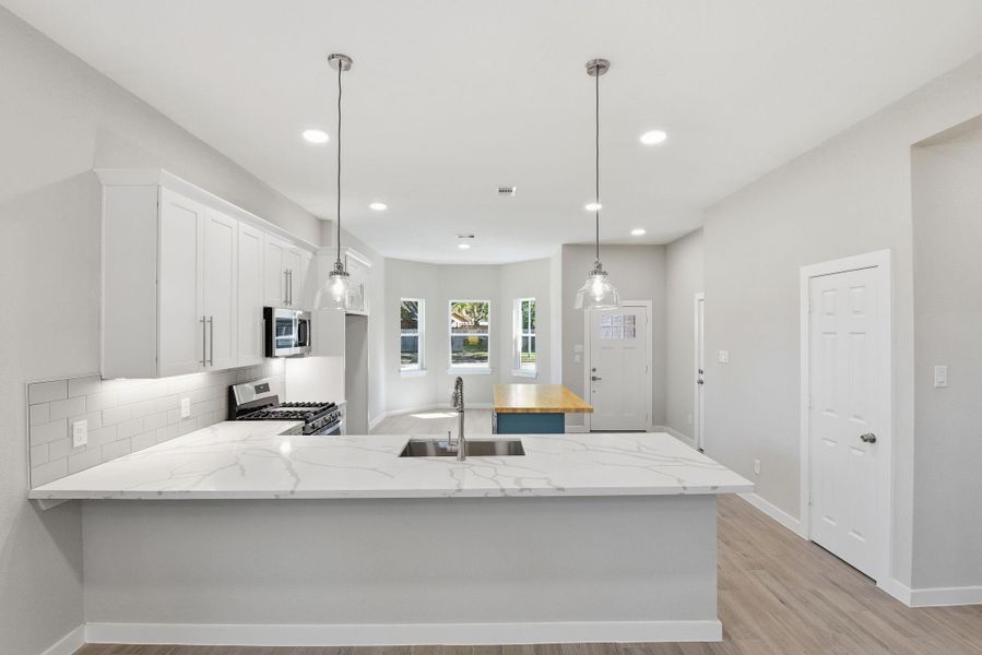 Furnished interior view inside a new home in , Spring (Image 7).