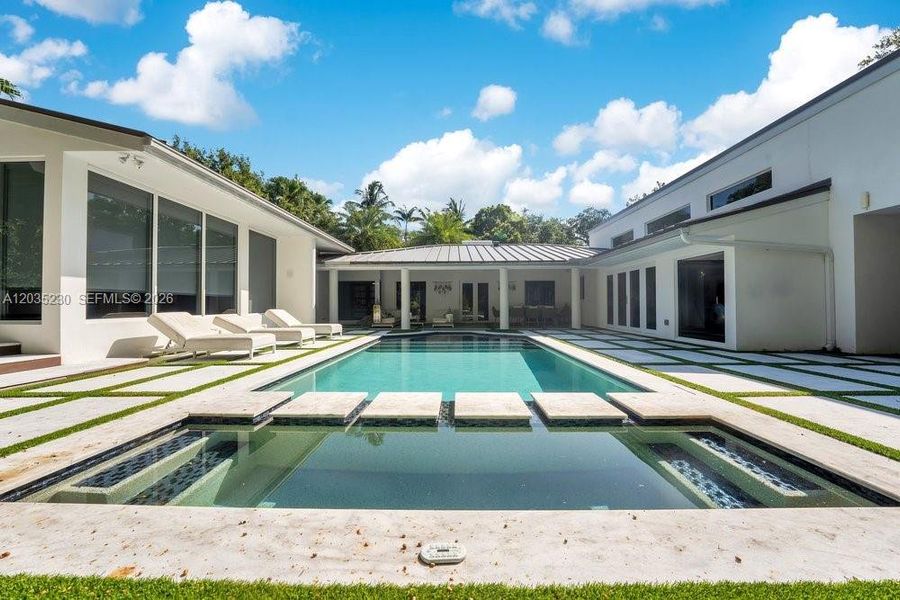 Exterior details and patio area of a home in , Pinecrest (Image 31). Exterior details and patio area of a home in , Pinecrest (Image 31).