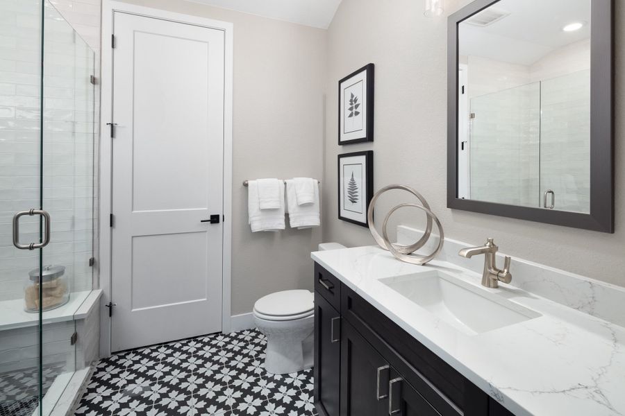 Representative furnished interior of a home built from the Residence 1 by Trumark Homes in The Summit at Castle Pines, Castle Pines (Image 18).