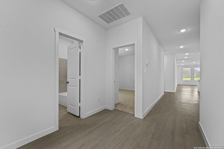 Spacious, unfurnished interior of a new home in Parkside: Coastline Collection, New Braunfels (Image 13). Spacious, unfurnished interior of a new home in Parkside: Coastline Collection, New Braunfels (Image 13).