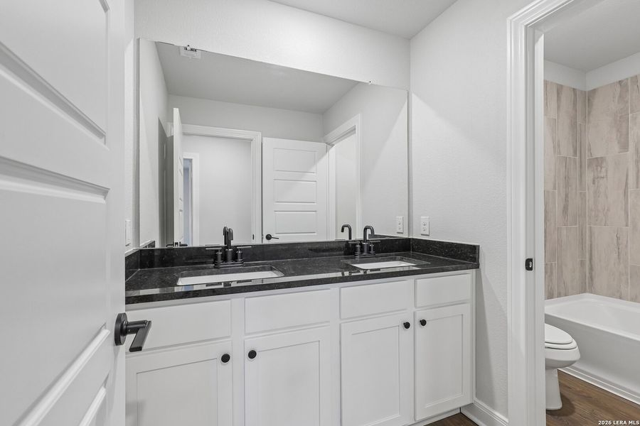 Furnished interior view inside a new home in Hightop Ridge, Converse (Image 8).