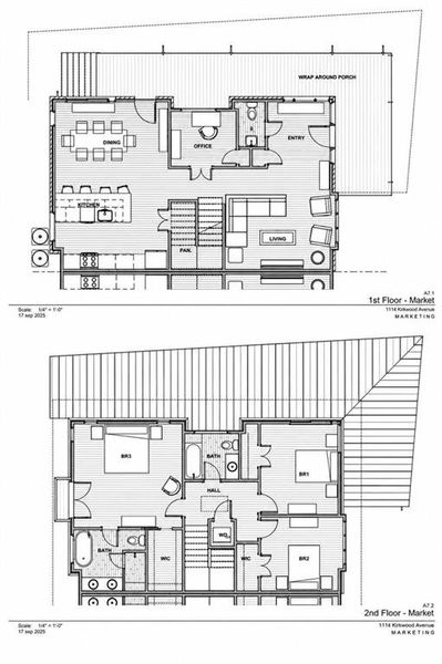 2D floor plan layout of this home in , Atlanta, GA (Image 3).