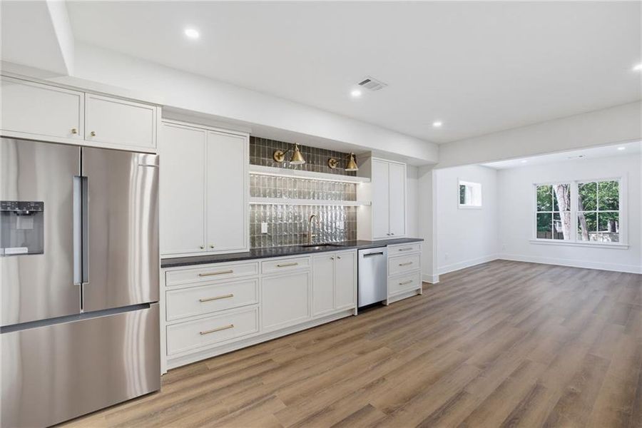 Furnished interior view inside a new home in , Atlanta (Image 12).