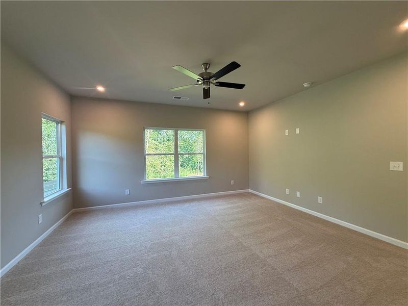 Spacious, unfurnished interior of a new home in Maple Village, Adairsville (Image 21). Spacious, unfurnished interior of a new home in Maple Village, Adairsville (Image 21).