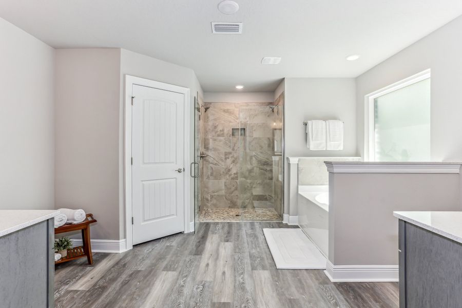Representative furnished interior of a home built from the The Sapphire by Herbst Homes in Clear Water Landing, Milton (Image 77).