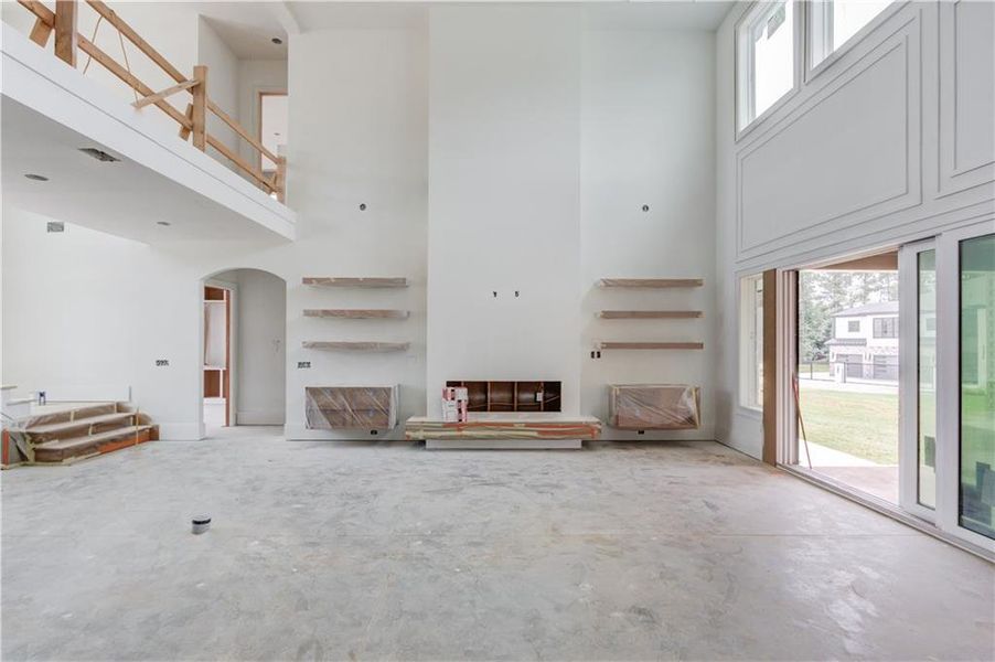 In-progress construction of a new home in , Buford, GA (Image 37).
