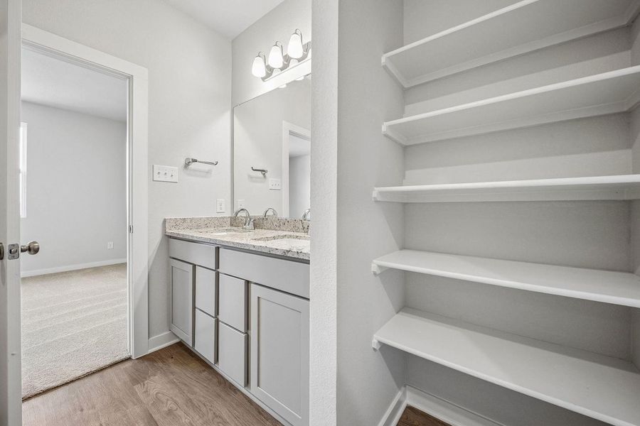 Furnished interior view inside a new home in Eastwood at Sonterra, Jarrell (Image 10).