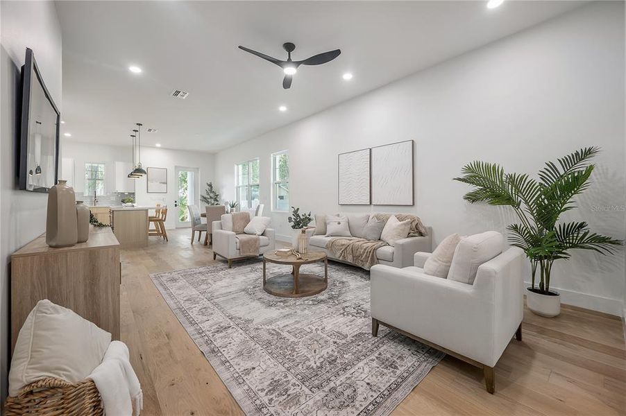 Furnished interior view inside a new home in , Tampa (Image 7).