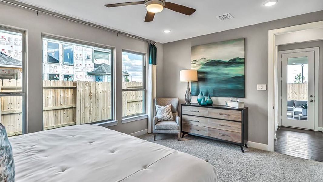 Furnished interior view inside a new home in Avalon at Cypress, Cypress (Image 22).