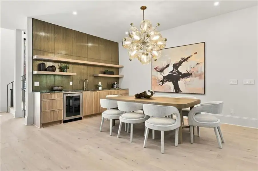 Furnished interior view inside a new home in , Sandy Springs (Image 18).