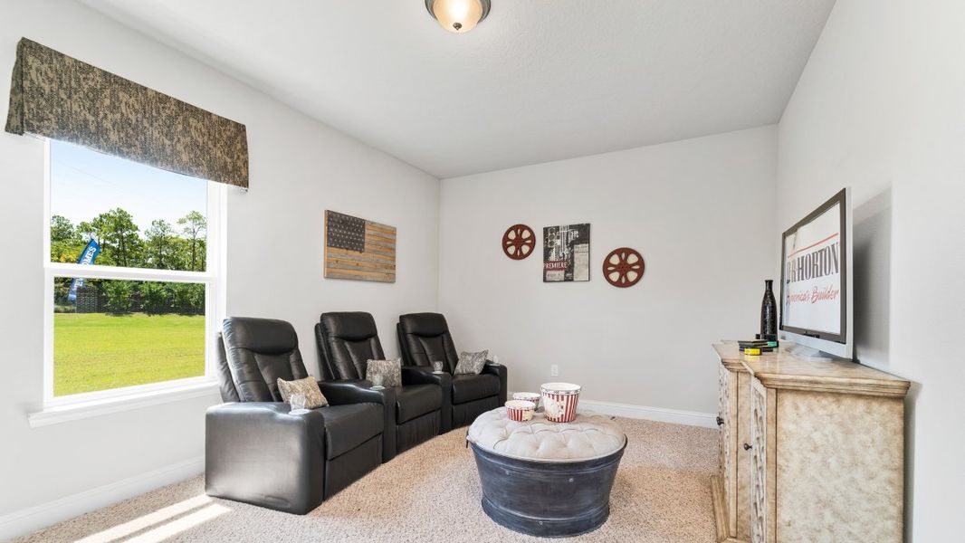 Representative furnished interior of a home built from the The McKenzie by D.R. Horton in Fallschase, Tallahassee (Image 11).