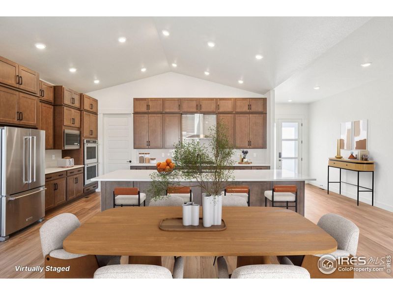 Furnished interior view inside a new home in , Fort Collins (Image 11).