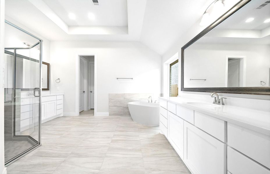 Furnished interior view inside a new home in Audubon 60′, Magnolia (Image 20).