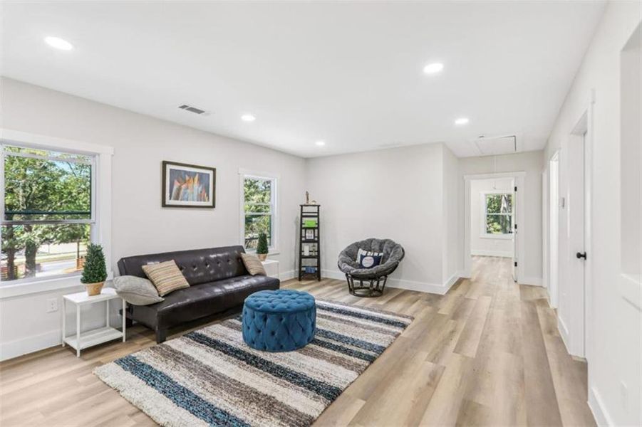 Furnished interior view inside a new home in , Atlanta (Image 14).