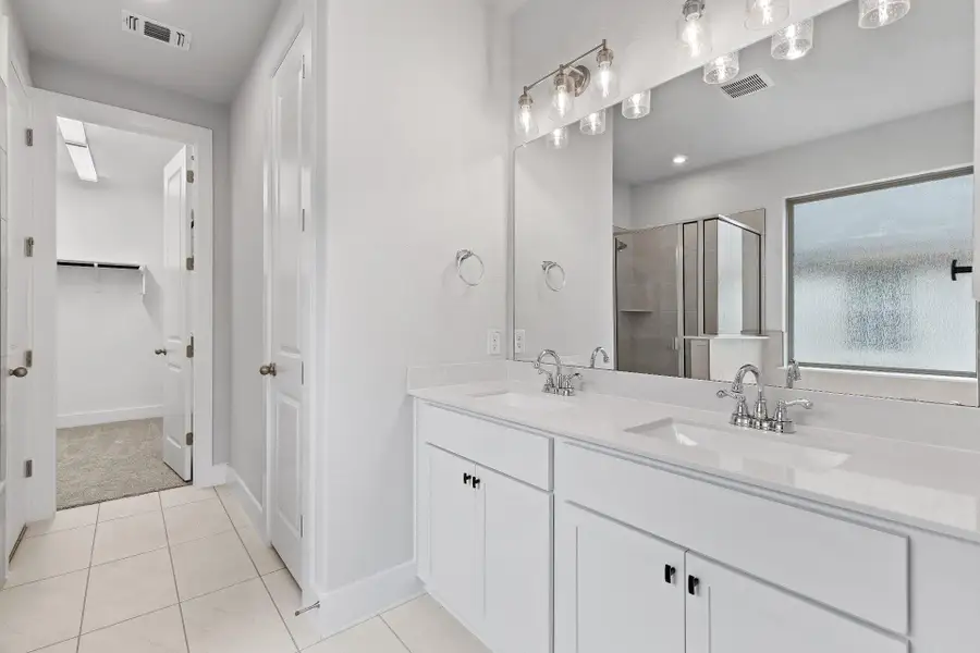 Primary Bath retreat with dual vanities Primary Bath retreat with dual vanities