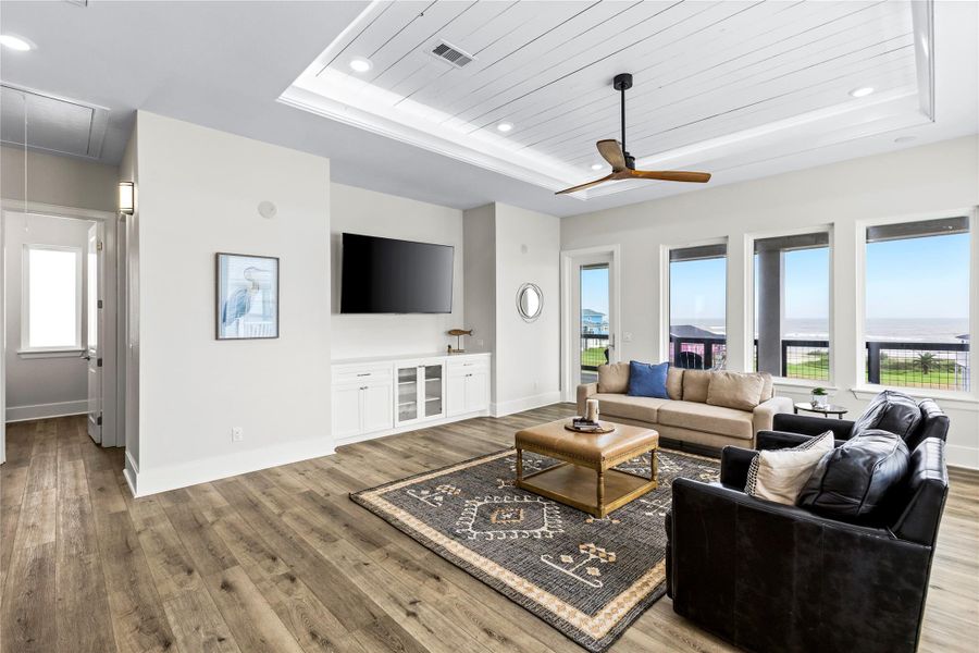 Furnished interior view inside a new home in , Bolivar Peninsula (Image 15).