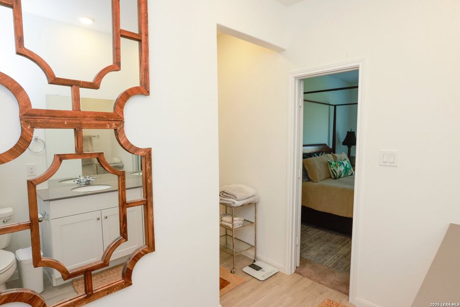 Furnished interior view inside a new home in Hidden Trails, Bulverde (Image 28).