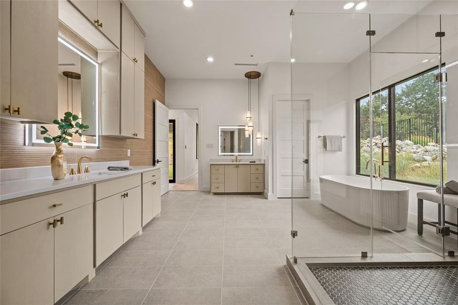 Furnished interior view inside a new home in , Southlake (Image 3).