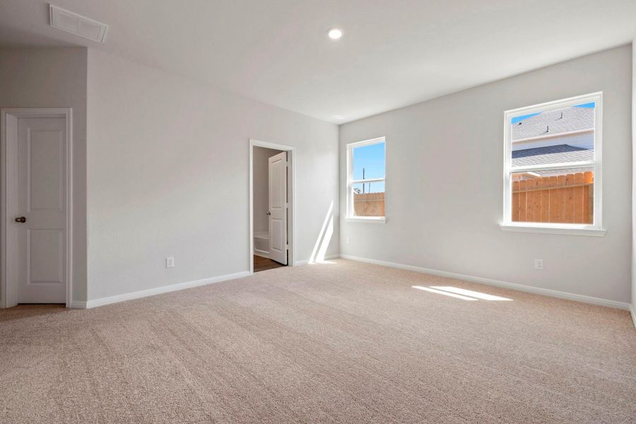 Spacious, unfurnished interior of a new home in Vacek Country Meadows, Richmond (Image 12).