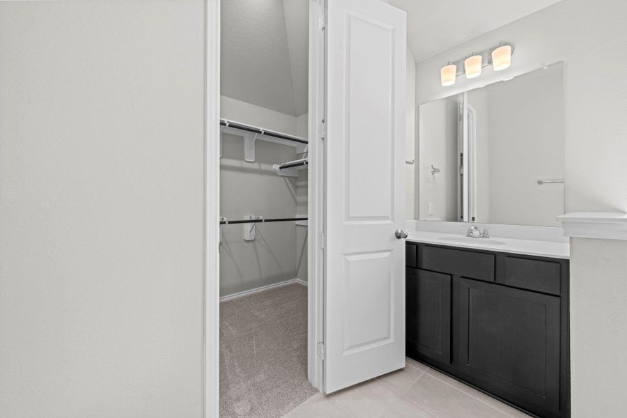 Furnished interior view inside a new home in The Trails, New Caney (Image 12).