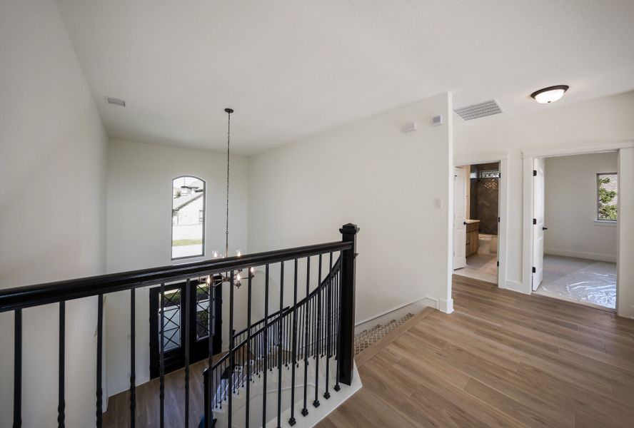 Representative unfurnished interior of a home built from the The Travis by Whitestone Custom Homes in Johnson Ranch, Bulverde (Image 51).