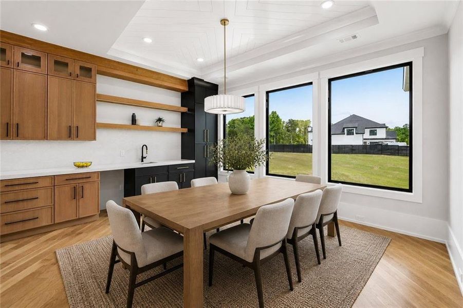 Furnished interior view inside a new home in , Buford (Image 14).